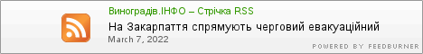 Виноградів.ІНФО – Стрічка RSS